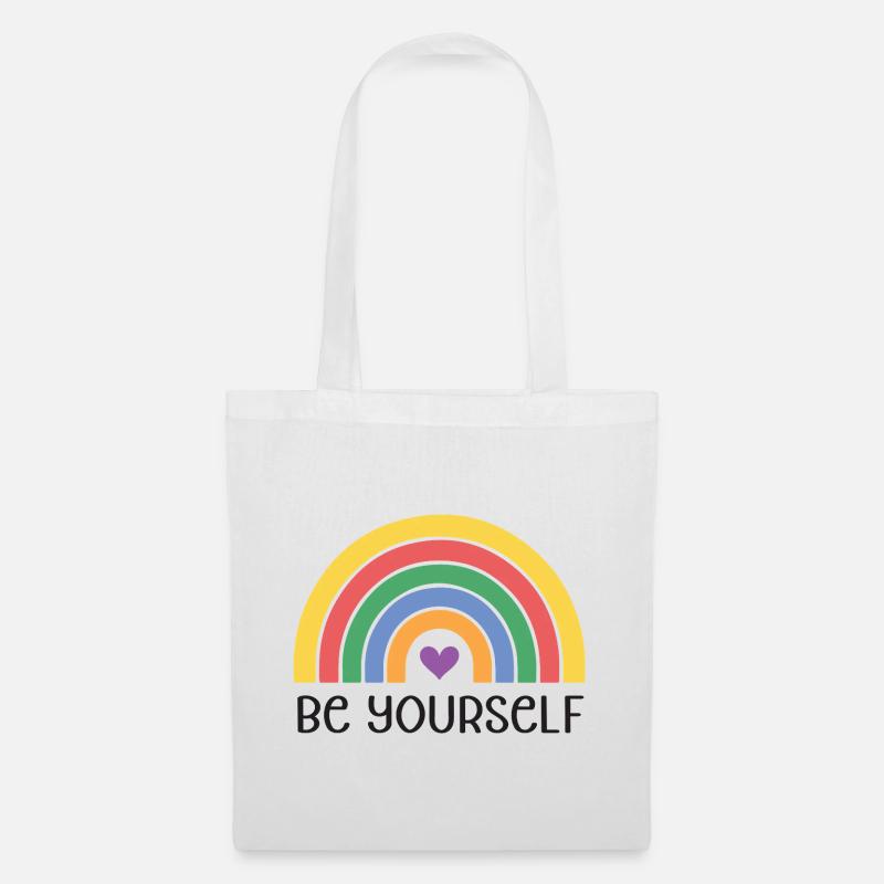 LGBTQ Pride Month - Sei du selbst - Stoffbeutel - Weiß