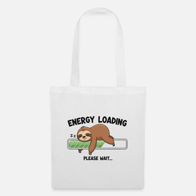 Battery Nap Mode - Tote Bag - white