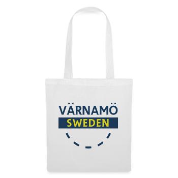 Värnamo Suède Badge - Sac en tissu - blanc - Devant