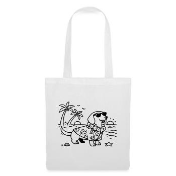 Hawaii vacation dachshund vacation mode with dog - Tote Bag - white - Front