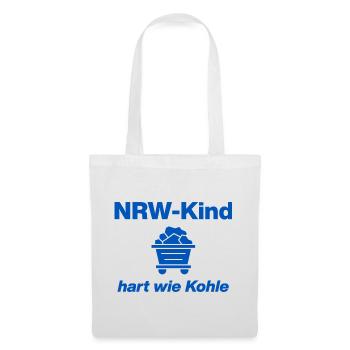 NRW CHILD: HARD AS COAL! LUCK ON STEIGER IS COMING - Tote Bag - white - Front