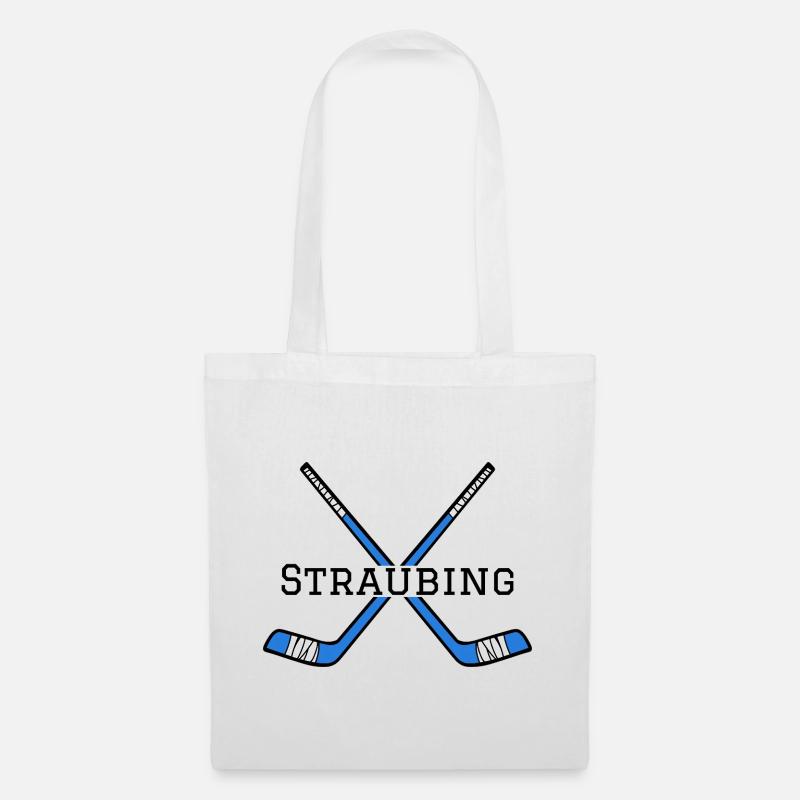 Eishockey Straubing - Stoffbeutel - Weiß