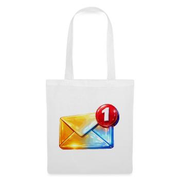 Premier email de badge - Sac en tissu - blanc - Devant