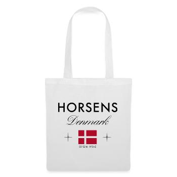 Horsens Danemark coordonne un souvenir de voyage - Sac en tissu - blanc - Devant