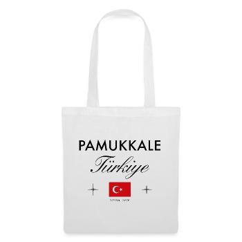 Pamukkale Turkey Coordinates Travel Souvenir - Tote Bag - white - Front