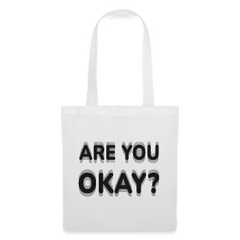 Ça va ? Illusion d’optique difficile à focaliser Psychidélique - Sac en tissu - blanc - Devant
