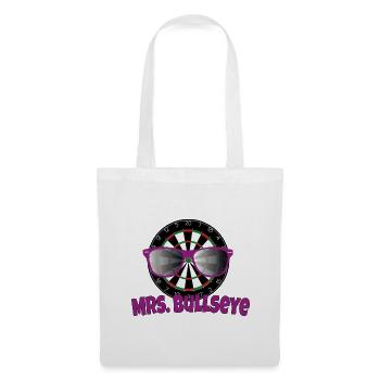 Mrs. Bullseye - Stoffbeutel - Weiß - Vorne