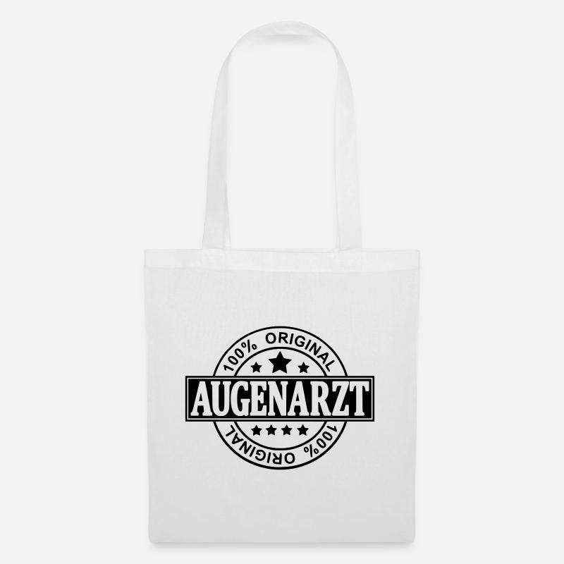 Augenarzt - Stoffbeutel - Weiß