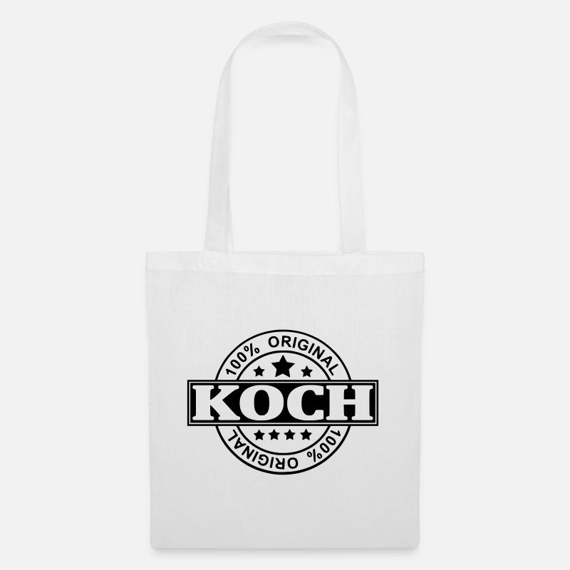 Koch - Stoffbeutel - Weiß
