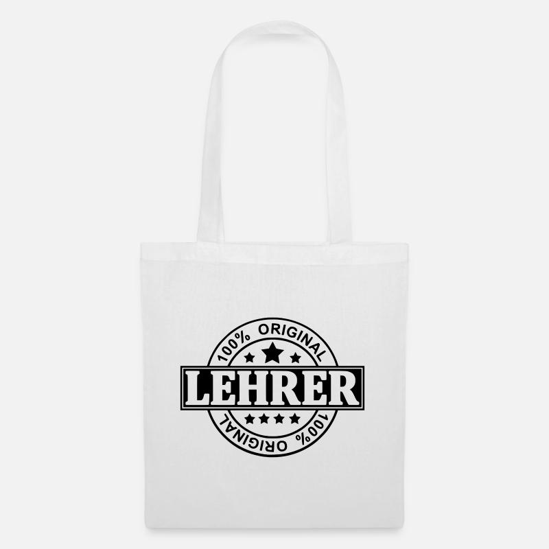 Lehrer - Stoffbeutel - Weiß