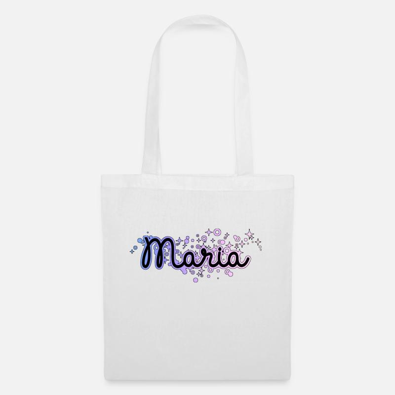 Maria Name Vorname - Stoffbeutel - Weiß