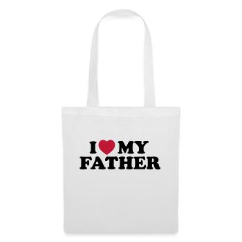 I love my father - Tote Bag - white - Front