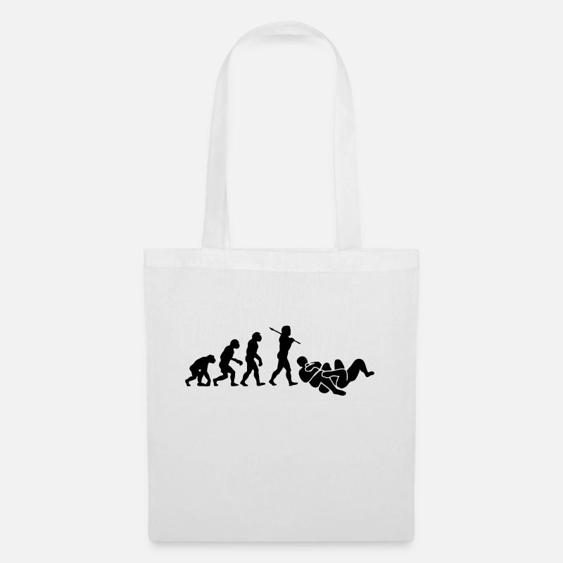 brazilian jiu jitsu bjj evolution 01 - Tote Bag - white