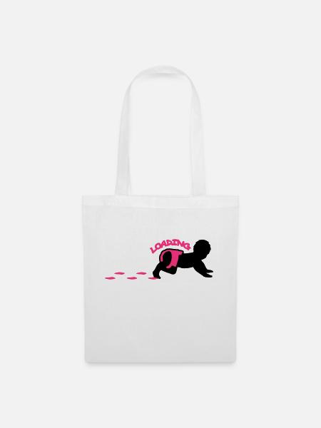 Baby Loading Design - Stoffbeutel - Weiß