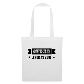 Animateur / Animatrice / Animation / Vacances - Sac en tissu - blanc - Devant