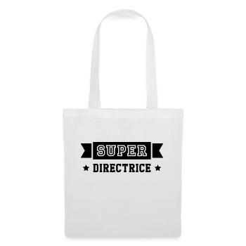 Chef / Directrice / Directeur / Manager / Patron - Sac en tissu - blanc - Devant