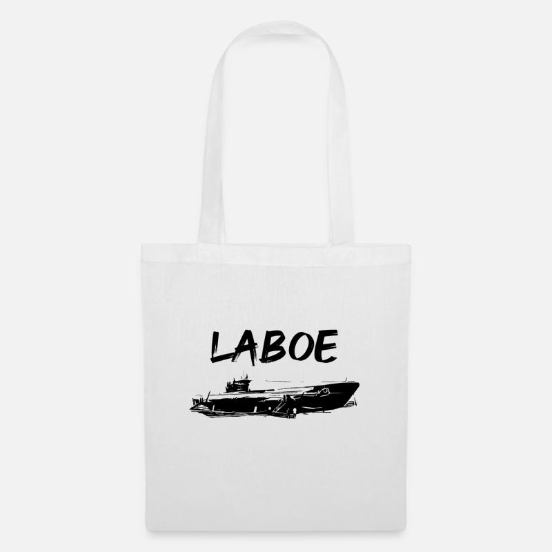 U-Boot Laboe - Stoffbeutel - Weiß