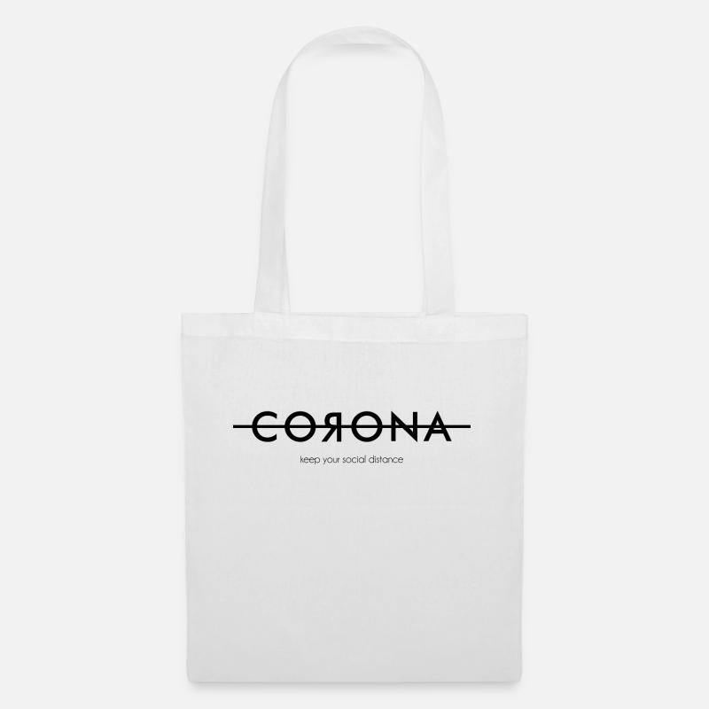 CORONA - Stoffbeutel - Weiß