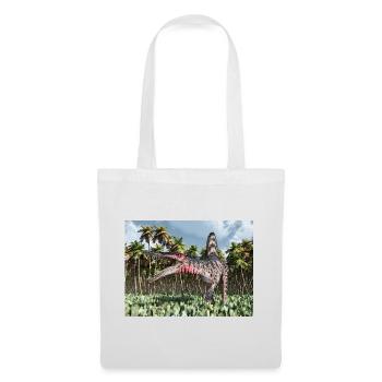 Dinosaurs Spinosaurus in the jungle - Tote Bag - white - Front