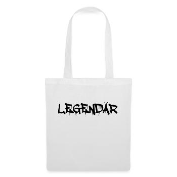 legendär - Stoffbeutel - Weiß - Vorne