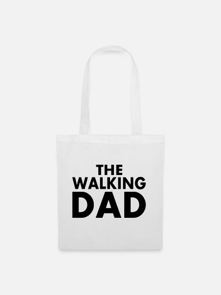 The walking dad - Stoffbeutel - Weiß