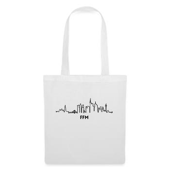 Ville de Francfort FFM - Sac en tissu - blanc - Devant