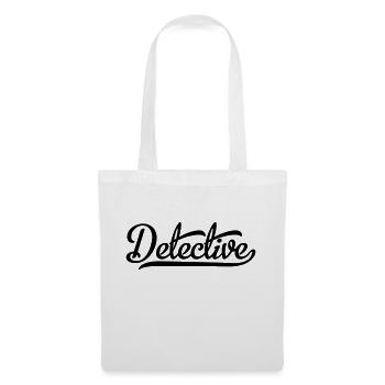 Détective - Sac en tissu - blanc - Devant