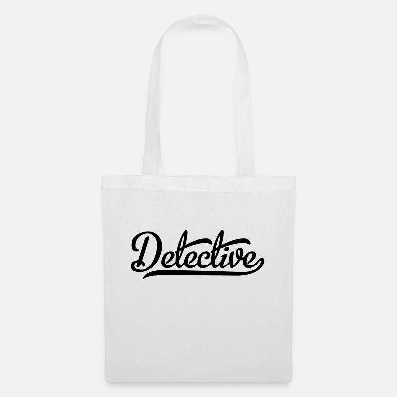 Détective - Sac en tissu - blanc