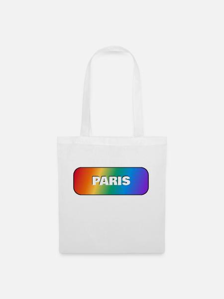 PARIS GAY PRIDE - Stoffbeutel - Weiß