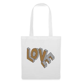 Voler LOVE - Sac en tissu - blanc - Devant
