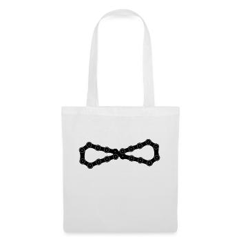 Aurait eu la chaîne de vélo 07 - Sac en tissu - blanc - Devant