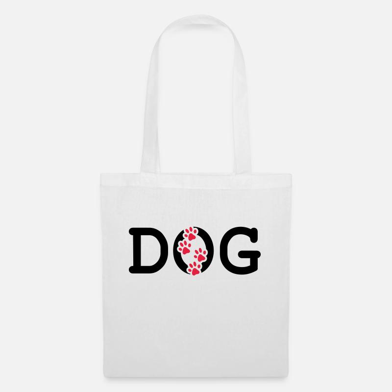 Dog - Stoffbeutel - Weiß
