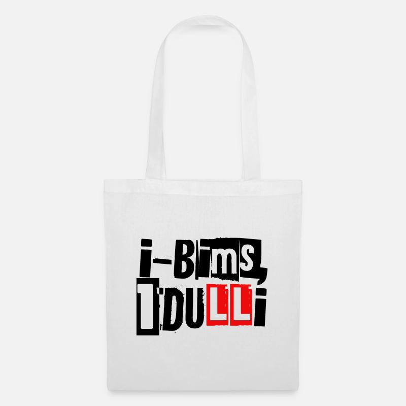 i-Bims, 1 Dulli - Stoffbeutel - Weiß