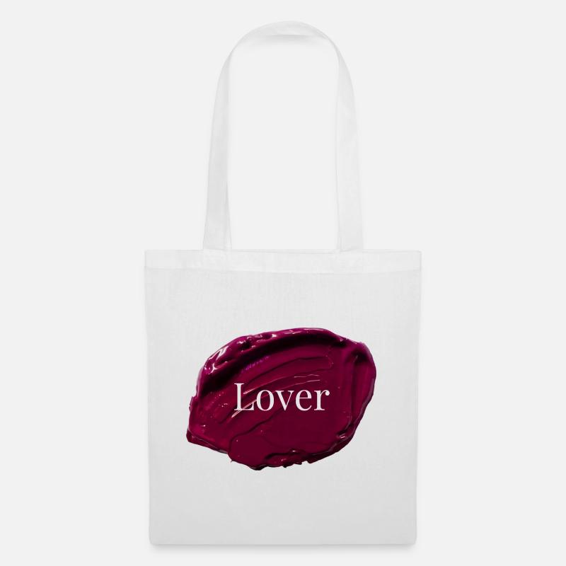 ,,Lover" - Stoffbeutel - Weiß