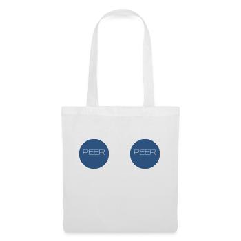 peer to peer - Tote Bag - white - Front
