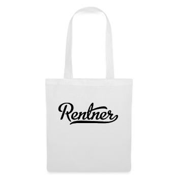 Rentner - Stoffbeutel - Weiß - Vorne