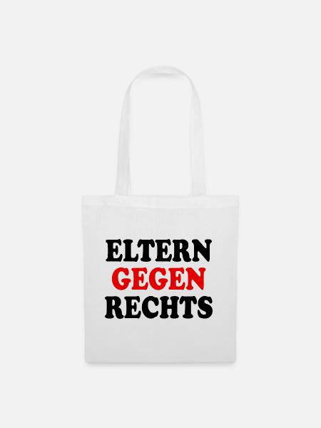 Eltern gegen rechts - Stoffbeutel - Weiß