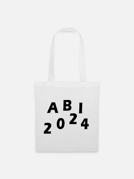 Abi 2024 - Stoffbeutel - Weiß