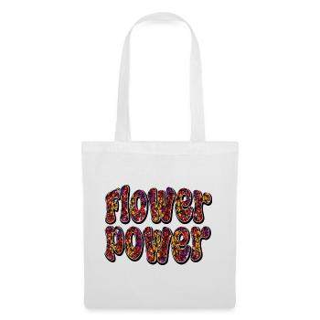 Le pouvoir des fleurs - Sac en tissu - blanc - Devant