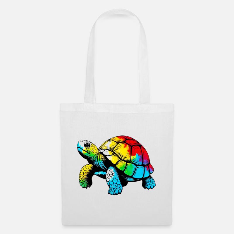 Schildkröte - Stoffbeutel - Weiß