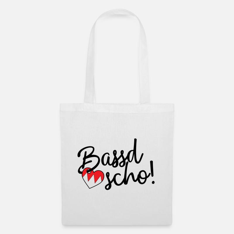 Bassd scho! - Stoffbeutel - Weiß