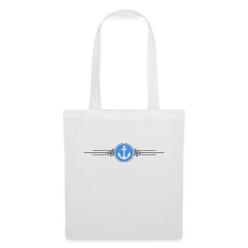 anker symbol strich - Stoffbeutel - Weiß - Vorne