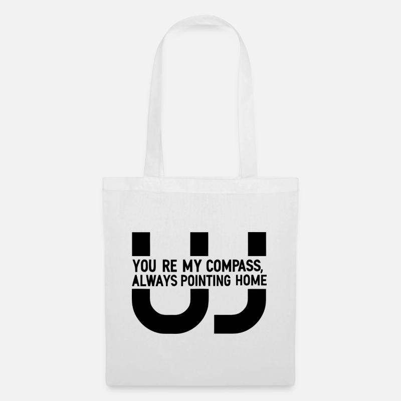 Celestial Moon and Star Pattern - Tote Bag - white