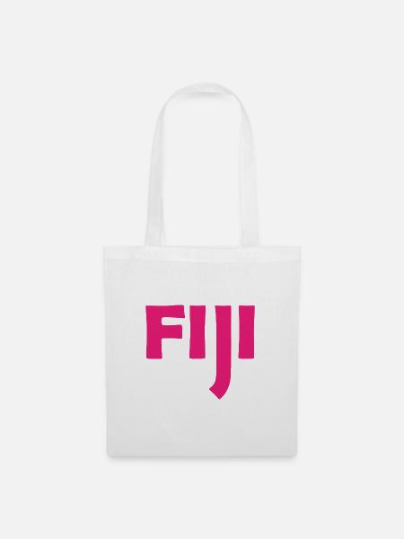 Fiji - Fidschi - Inseln - Pazifik - Südsee - Stoffbeutel - Weiß