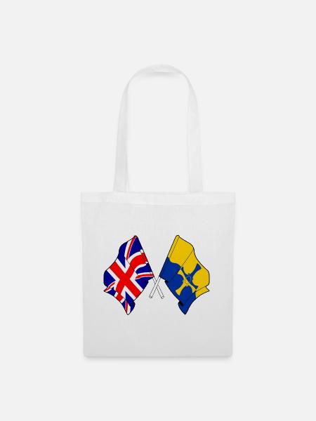 Durham & Großbritannien - Stoffbeutel - Weiß