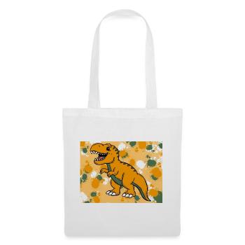 T-Rex Dino - Tote Bag - white - Front