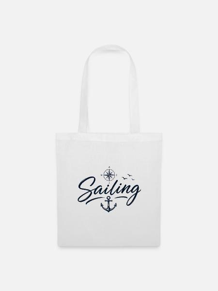 Sailing Love - Stoffbeutel - Weiß