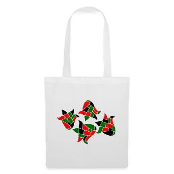 Fantasy de la Mosaïque - Sac en tissu - blanc - Devant