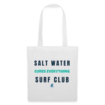 Salt Water Cures Everything Surf Club - Stoffbeutel - Weiß - Vorne