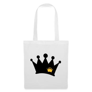 crown symbol - Tote Bag - white - Front
